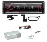 Kenwood KMM-BT408DAB Bluetooth Digitalradio Einbauset für Mercedes E-Klasse W124