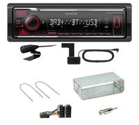 Kenwood KMM-BT408DAB Bluetooth Digitalradio Einbauset für Peugeot 206 206 CC