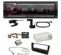 Kenwood KMM-BT408DAB Bluetooth Digitalradio USB Einbauset für Audi A1 8X