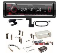 Kenwood KMM-BT408DAB Bluetooth Digitalradio USB Einbauset für Audi A3 8L