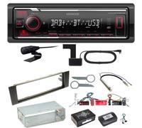 Kenwood KMM-BT408DAB Bluetooth Digitalradio USB Einbauset für Audi A3 8P 8PA
