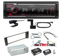 Kenwood KMM-BT408DAB Bluetooth Digitalradio USB Einbauset für Audi A4 B6 B7