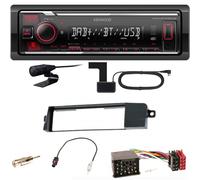 Kenwood KMM-BT408DAB Bluetooth Digitalradio USB Einbauset für BMW 3er E46