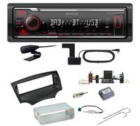 Kenwood KMM-BT408DAB Bluetooth Digitalradio USB Einbauset für Ford KA RU8