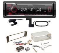 Kenwood KMM-BT408DAB Bluetooth USB Digitalradio Einbauset für Audi A3 8L A6 4B