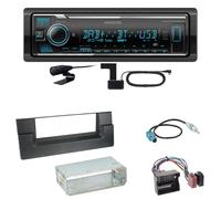 Kenwood KMM-BT508DAB Bluetooth Digitalradio Einbauset für BMW 5er E39 ab 10/2000