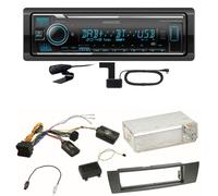 Kenwood KMM-BT508DAB Bluetooth Digitalradio Einbauset für BMW E87 E81 E82 X1 E84