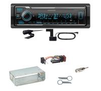 Kenwood KMM-BT508DAB Bluetooth Digitalradio Einbauset für Mercedes E-Klasse W124