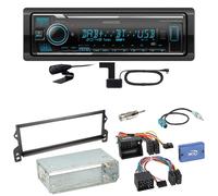 Kenwood KMM-BT508DAB Bluetooth Digitalradio USB Einbauset für MINI R50 R52 R53