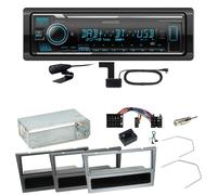 Kenwood KMM-BT508DAB Bluetooth Einbauset für Opel Omega B Meriva A Agila Vivaro