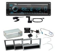 Kenwood KMM-BT508DAB Bluetooth Einbauset für Opel Vectra C Meriva Vivaro Combo