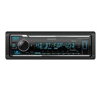 KENWOOD KMM-BT732HD Bluetooth-Autoradio mit USB-Anschluss, AM/FM-Radio, MP3-Player, mehrfarbiges LCD, HD-Radio, abnehmbares Gesicht, eingebaut in Amazon Alexa, kompatibel mit SiriusXM Tuner