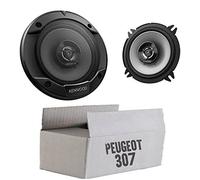 Kenwood Lautsprecher für Peugeot 307 Boxen 13cm 2-Wege Koax Auto Set Seite Heck