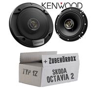 Kenwood Lautsprecher für Skoda Octavia 2 1Z Heck 16cm Koax Auto Boxen 330W Set