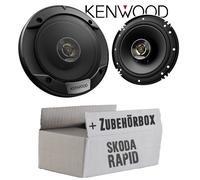 Kenwood Lautsprecher für Skoda Rapid Front Heck 16cm Koax Auto Boxen 330W Set