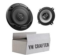 Kenwood Lautsprecher für VW Crafter Front 13cm 2-Wege Koax Auto Boxen Einbauset