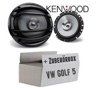 Kenwood Lautsprecher für VW Golf 5 16cm 160mm Boxen Paar 180Watt Einbauset KFZ