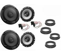 Kenwood Lautsprecher Set für VW T-Roc Bj 17-22 Tür Vorne hinten 600 Watt