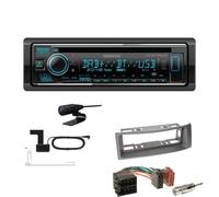 Kenwood Receiver Radio Bluetooth für Renault Megane I Megane Scenic hellgrau