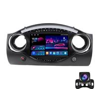 Keoaiob 9 Zoll Touchscreen Android 15 Autoradio Für Mini Cooper S R50 R52 R53 2004-2007 2 Din GPS-Navigation Con Plug and Play Unterstützung USB-Spiegelverbindung Rückfahrkamera(Color:2G+32G)