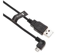 Keple Rechtwinkliger Micro-USB-Ladekabel im Auto Bleikabel Datensynchronisation 90 Grad Kompatibel mit Tom Tom GO 40, 50, 500, 5000, 510, 5100, 60, 600 | Tom Tom Navi GPS-Navigation (2m)