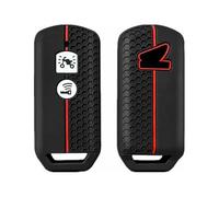 Kesiku Honda Schlüsselhülle für Honda PCX 150 Hybrid X-ADV SH125 SH300 Scoopy Forza 125 300 Scooter Schlüssel, Honda SH300 Autoschlüssel Schutzhülle, Honda Autoschlüssel Hülle Silikon - Schwarz