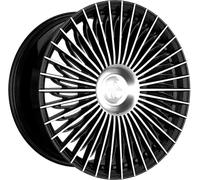 Keskin KT X1, 8.5x19 5/114 ET45, schwarz Front poliert