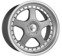 Keskin, KT1 Klassik, 10x18 ET25 5x100 72,6, titan grey lip polish