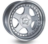 KESKIN KT1 SILVER LIP POLISH 8,5x17 ET30 5.00x100.00 Hub Hole 72.60 mm - Alu felgen