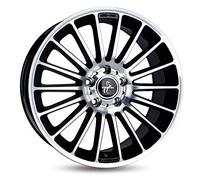 Keskin KT15 Speed Black Front Polish Alufelge 17 Zoll ET38 5x112 ML66,6