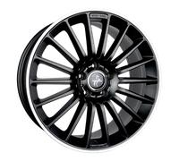 Keskin KT15 Speed Matt Black Lip Polish Alufelge 18 Zoll ET45 5x112 ML66,6