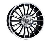 Keskin KT15 Speed Black Front Polish Alufelge 18 Zoll ET45 5x112 ML66,6