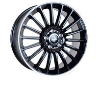 Keskin KT15 Speed Schwarz Randpoliert Alufelge 20 Zoll ET30 5x112 ML66,6