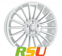 Keskin KT15 Speed silver painted 7x17" ET48 LK5 112 ML 66.6 Alufelgen 17 Zoll