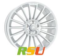 Keskin KT15 Speed silver painted 8.5x19" ET45 LK5 112 ML 66.6 Alufelgen 19 Zoll