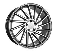 Keskin KT17 Hurricane Palladium Front Polish Alufelge 18 Zoll ET45 5x112 ML72,6