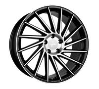 Keskin KT17 Hurricane Black Front Polish Alufelge 19 Zoll ET45 5x112 ML72,6