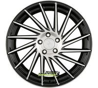 Keskin KT17 Hurricane Black Front Polish Alufelge 19 Zoll ET45 5x112 ML72,6