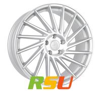 Keskin KT17 Hurricane silver front polish 8x18" ET45 LK5 112 ML 72.6 Alufelge...