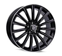 Keskin KT18 Turbo Black Lip Polish Alufelge 18 Zoll ET45 5x112 ML72,6