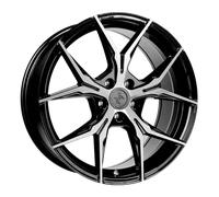 Keskin KT19 Angel Black Front Polish Alufelge 18 Zoll ET45 5x108 ML72,6