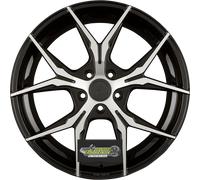 Keskin KT19N Angel black front polish 8.5x19 ET45 - LK5/112 ML72.6 Felge Alu