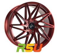19 Zoll KESKIN KT20 5x112 ET45 Alufelgen CANDY RED