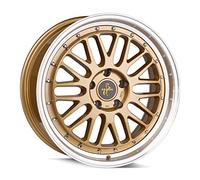 Keskin KT22 Retro Gold Lip Polish Alufelge 19 Zoll ET35 5x120 ML72,6