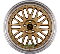 19 Zoll KESKIN KT22 5x108 ET45 Alufelgen GOLD LIP POLISH