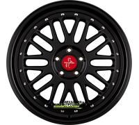 Keskin KT22 Retro Matt Black Painted Alufelge 19 Zoll ET45 5x112 ML72,6