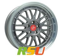 Keskin KT22 Retro titan grey lip polish 8.5x19" ET35 LK5 120 ML 72.6 Alufelge...