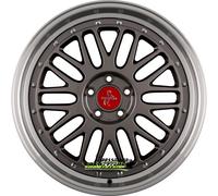 19 Zoll KESKIN KT22 5x108 ET45 Alufelgen TITAN GREY LIP POLISH