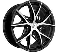 Keskin KT24, 8.5x19 5/112 ET30, schwarz Front poliert