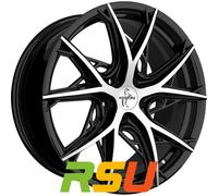 1x KESKIN WHEELS KT24 THUNDER black front polished 8.5Jx19 5x112 ET30